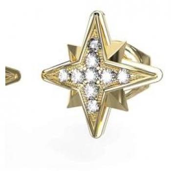 Pendientes Guess In The Sky Gold Plated Earrings JUBE03331JWYGTU
