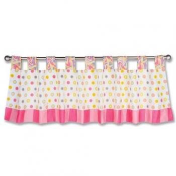 Trend Lab Dr. Seuss Window Valance, Oh! the Places You'll Go! rosa