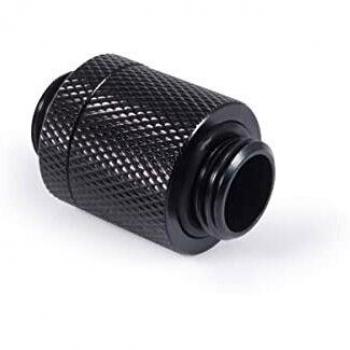Alphacool ES D-Plug 20mm G1/4 Connector - Deep Black