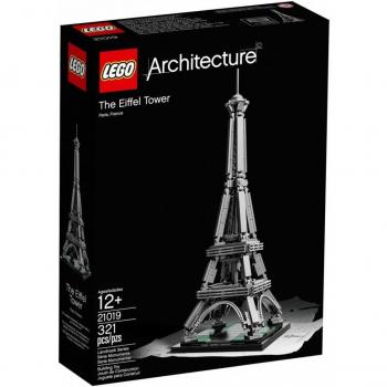 Set de Construcción Torre Eiffel Lego Architecture 21019, incluye 321 piezas, diseño detallado, escala precisa, recomendado para mayores de 12 años