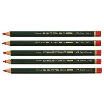 Faber-Castell 117521 Castell color 870, Rojo