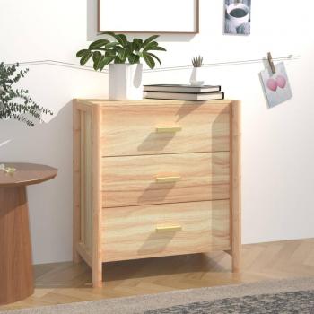Aparador de madera contrachapada vidaXL 62x38x70 cm - Mueble de Almacenaje de Salón, Buffet para salón, Armario Auxiliar, Armario de Almacenamiento