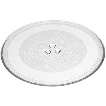 Plato Giratorio de Vidrio de 32.4cm con Soporte en Y Compatible con Microondas LG MH6387TRCSSQU, MH6531FRCR, MH6539PRCR1QGSF