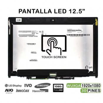 Pantalla Táctil LED de 12.5 FHD para Lenovo ThinkPad Yoga 260 - 1920x1080, Conector de 30 Pines