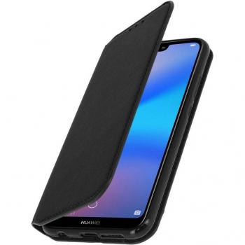 Funda libro billetera Avizar Negra con Cierre Magnético para Huawei P20 Lite