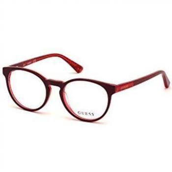 Guess 0 Gafas, Shiny Bordeaux, 46 para Niños
