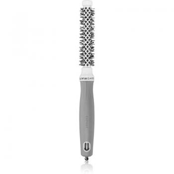 Expert Blowout Shine Cepillo Para El Cabello con Cerdas Onduladas, Color Blanco y Gris, Diámetro 15 mm, 1 Unidad