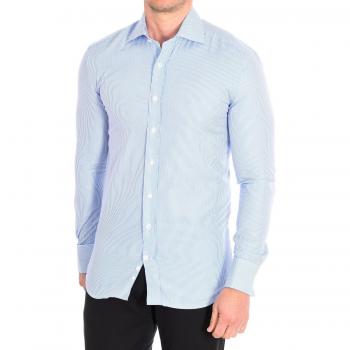 Camisa manga larga Slim con cuello de solapa DANIELLE3 para hombre