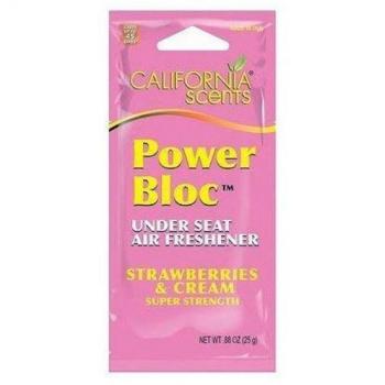 Ambientador para Coche California Scents Power Bloc Fresa