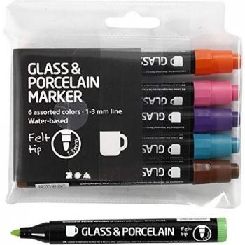 GLAS- UND PORZELLANMALSTIFTE 6