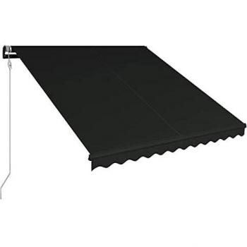 Toldo retráctil automático gris antracita 300x250 cm