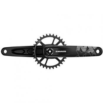 SRAM NX Eagle Dub Fat Bike Manivela, Unisex Adulto, Negro, 30 Zähne