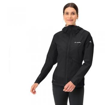 VAUDE Women's Scopi Lightweight Waterproof Jacket - Black 42