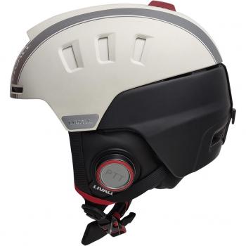 Casco Inteligente de Esquí Livall RS1 Blanco Talla M - Función SOS, Altavoces Estéreo y Navegación por Voz
