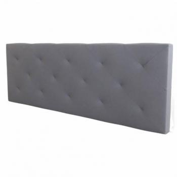 Cabecero Camile de Polipiel para Cama Matrimonio en color Gris 166 x 58,5 cm