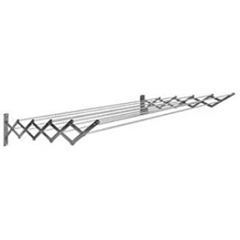 Sauvic Tendedero Extensible de Aluminio 10 Varillas 80 cm