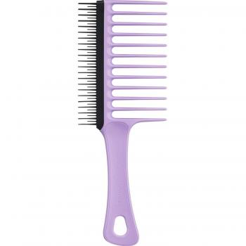 Peine de dientes anchos #Lila Negro 1 unidad