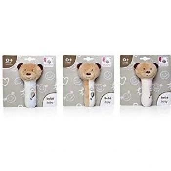 Sonajero maraca osito Artesavi 12 cm