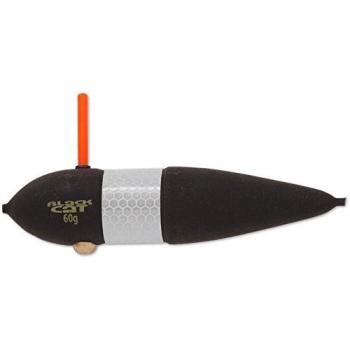 Black Cat Surface Float Black Edition Flotador de Superficie de Gato 60 g, Negro/Amarillo