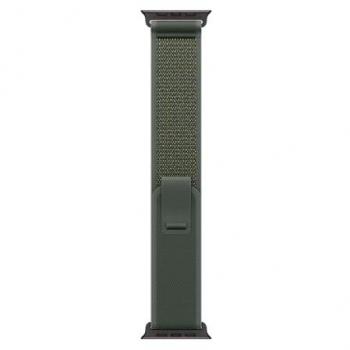 Apple Correa Loop Trail de 49 mm en color verde para Apple Watch - Talla S/M - Material: Nylon, Poliéster, Spandex, Titanio