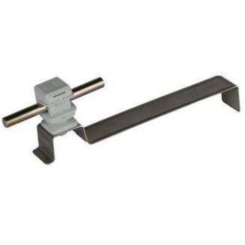 Dehn Lightning Protection Roof Holder 204359 - Stainless Steel, Gray