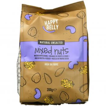 Marca Amazon - Happy Belly Mezcla de frutos secos, 7 x 200gr