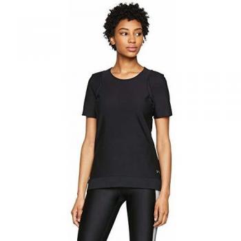 Under Armour UA Desaparecer SS Camisa Manga Corta, Mujer, Black/Black/Tonal 001, S