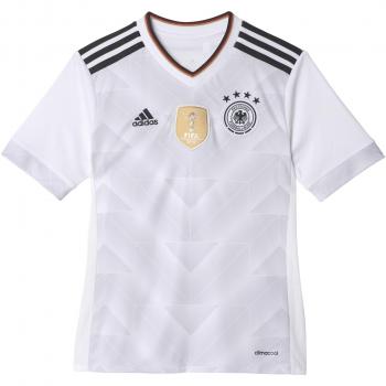adidas Dfb H Jsy Y Camiseta Oficial 1ª Equipación Federación Alemana de Fútbol, Niños, Blanco