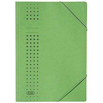 Carpeta Esquinera Chic A4, 320 g/m², para 150 hojas DIN A4, con goma de esquina, color verde