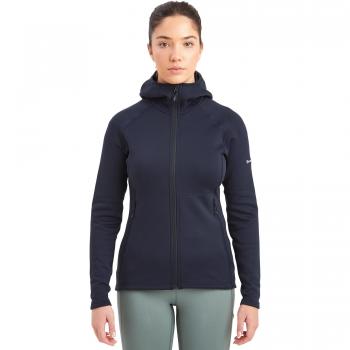 Montane Women's Fury Full-Zip Fleece Hoodie, Size 8, Eclipse Blue