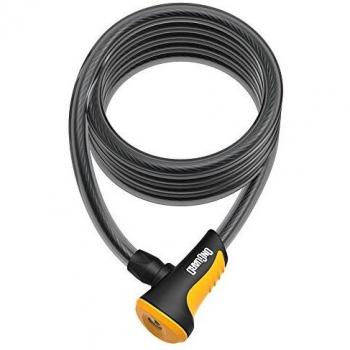 ONGUARD Neon Candado Espiral, 180 cm x 12 mm, Naranja