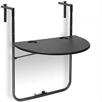 Mesa colgante de balcón BASTIAN plegable plástico barandilla diferentes colores