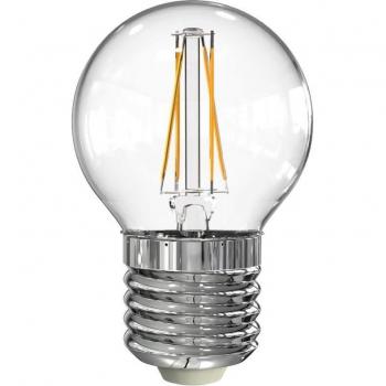 Bombilla LED Esférica de Filamento 4W E27 470 Lúmenes Luz Fría 5000K