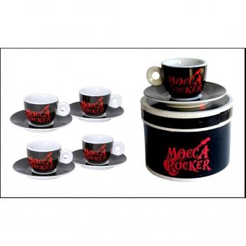 Gilde Mocca Rocker – Juego de Tazas Hardrock Cafe Service Set Taza de café