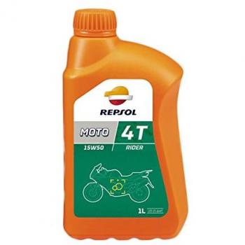 REPSOL Moto Rider 4T 15W-50 Aceite De Motor Para Moto, 1l