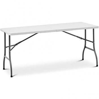 Mesa Plegable Royal Catering 1.520 x 700 x 740 mm - Capacidad de Carga: 150 kg - Uso Interior/Exterior - Color Blanco