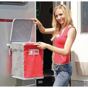 Fiamma - cubo contenedor de viaje para autocaravana, plegable, cubo de basura de residuos