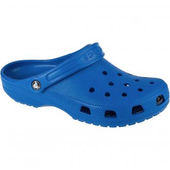Zuecos Crocs Classic Blue Bolt de Mujer - Cómodos y Versátiles, Unisex blue Slides