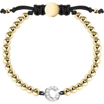 La Petite Story - Pulsera Myself de acero dorada