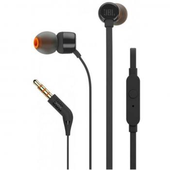 Auriculares Intrauditivos JBL Tune 160 con Cable, Color Negro