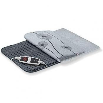 Beurer HK 125 XXL Electric Heating Pad - Gray, 40x60cm, 100W with Adjustable Temperature and Auto Shut-off