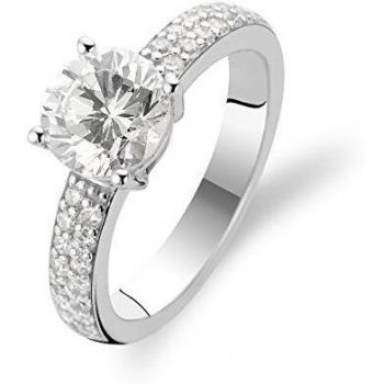 Ti Sento Milano Sterling Silver Ring 1737ZI Size 52