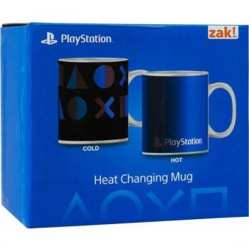 Kids Licensing Taza PlayStation con Cambio de Color Térmico 325ml