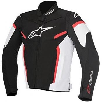 Alpinestars 1693670201 Chaqueta para Motocicleta, Negro/Blanco/Rojo, Small