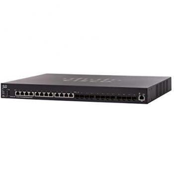 Cisco SX550X-24FT Stackable Managed Switch, 24 Ports 10 Gigabit, 12 Ports 10GBase-T, 12 SFP+ Slots, L3 Dynamic Routing, Limited Lifetime Protection