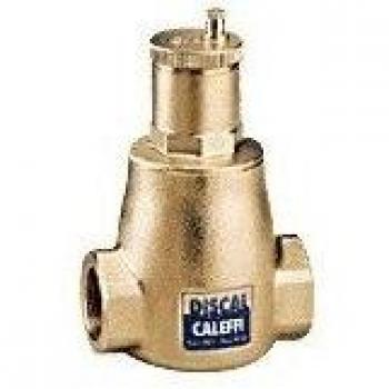 Separador Microburbujas Caleffi Discal 1 1/4 IG, Cuerpo de Latón con Válvula de Descarga