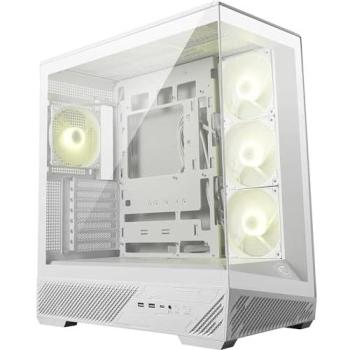 Caja PC MSI MAG PANO 130R PZ Blanca Midi Tower ATX con Ventana Templada y USB-C