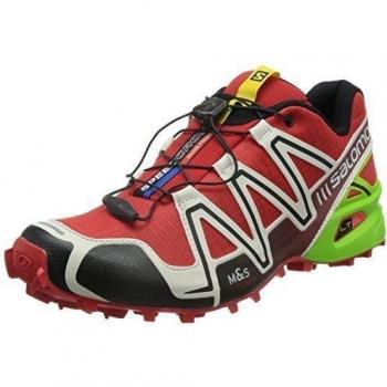 Salomon Speedcross 3, Zapatillas de Trail Running Para Hombre, Rojo