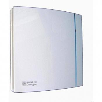 Aireador silencioso de diseño 100 mm con interruptor intermitente 85 m3/h Unelvent S&P