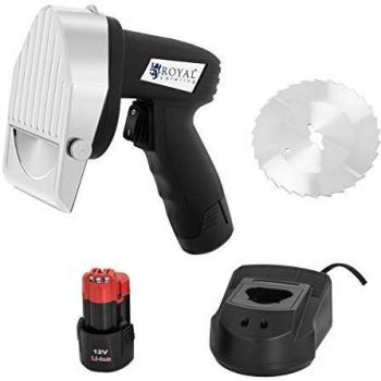 Cuchillo eléctrico para kebab Royal Catering - 3.000 rpm - 60 kg/h - batería